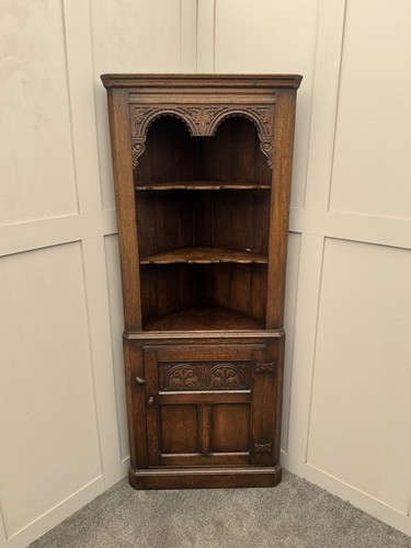 Antique style oak corner - style,