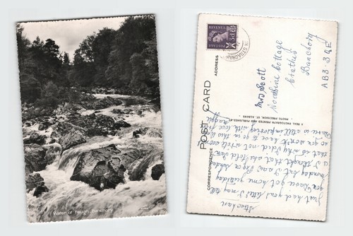 Vintage rppc postcard - rppc, banchory