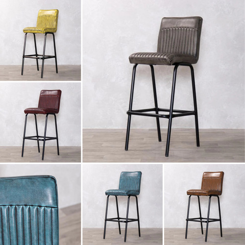 Industrial bar stool - bar, retro