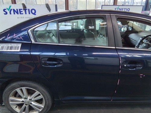 Rear driver door right blue - rear,