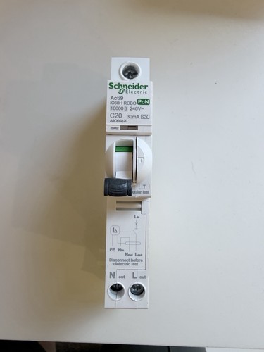 Schneider acti9 ic60h rcbo c20 - rcbo,