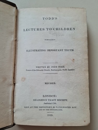 Todds lectures children - todds,