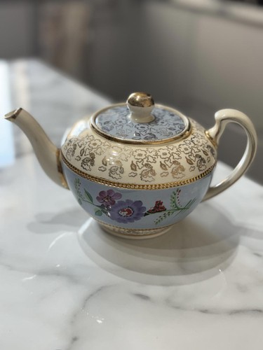 Vintage lingard floral teapot - vintage,