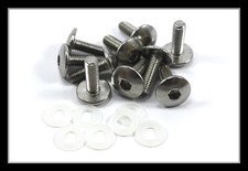 Stainless Yamaha m5 Motorcycle Fairing Pan Mushroom Head Allen Key Bolts 16mm
