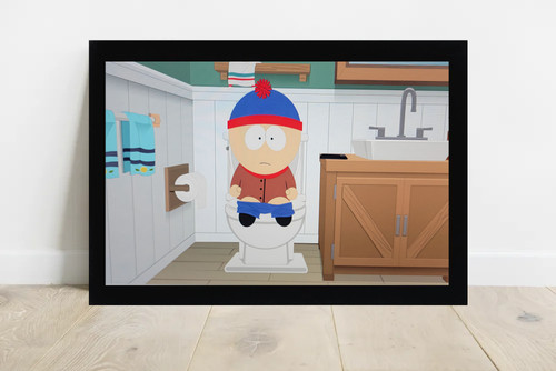South park bathroom poster - south,