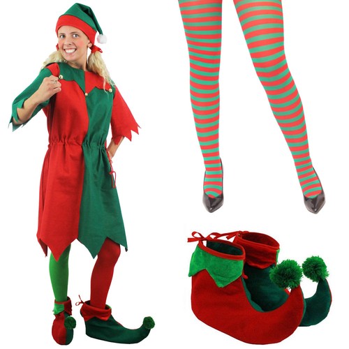 Ladies elf costume santas - ladies,