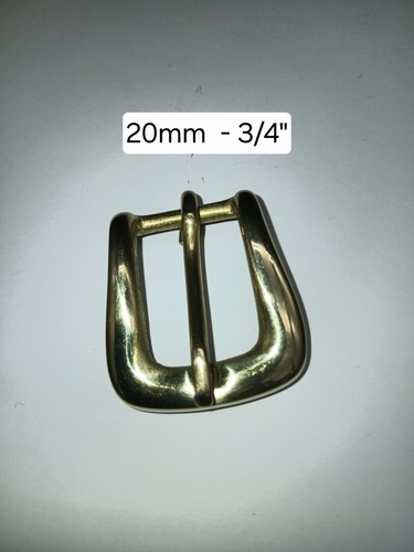 Solid brass chunky belt buckle - solid,