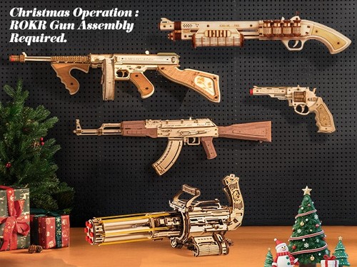 Rokr wooden puzzles gun - rokr,