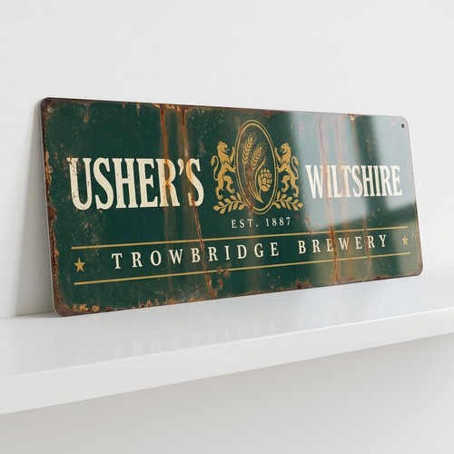 Ushers wiltshire brewery sign - brewery,