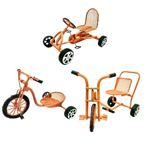 Dollhouse mini tricycle - dollhouse,