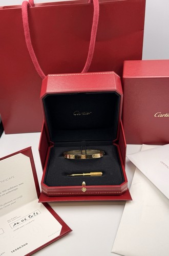 Cartier love bracelet yellow - cartier,