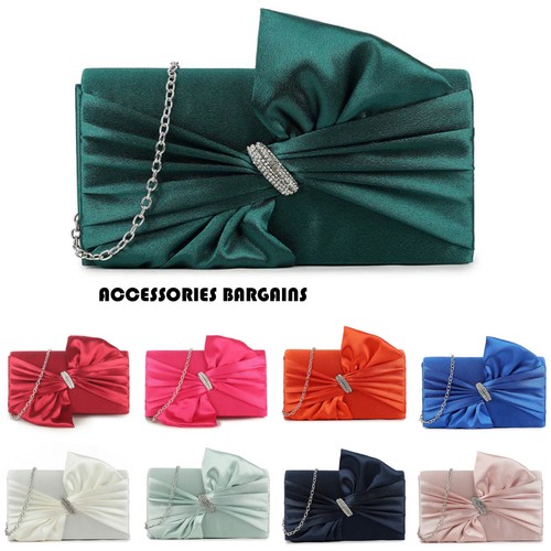 Women satin pleated clutch - pleated,