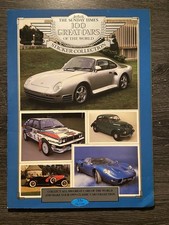 1989 The Sunday Times (UK) 100 Great Cars of the World Complete Sticker Album