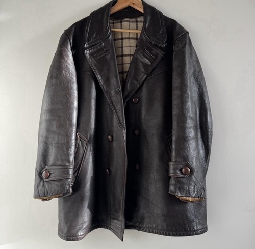 Vintage brown leather - brown,