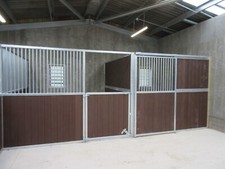 Internal stables, American barn, Loose box, stables, Galvanised, Plastic Resin