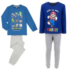 Boys Super Mario Pyjamas PJs