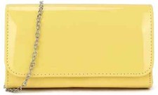 Women Plain Patent Clutch