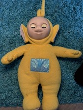 1998 Teletubbies Lala Talking Soft Toy 18” Full length