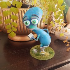 Funny Hand Painted Alien Figurine Sculpture – Original Sci-Fi  Collectible