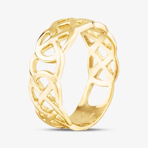 9ct yellow gold open - yellow, celtic