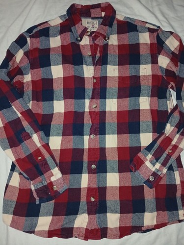 Vtg red head brand - head, flannel