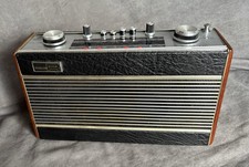 Vintage Roberts R606-MB VHF/MW/LW Radio In Black - Working In Good Condition