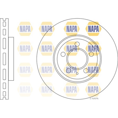 Brake discs vented - 2x,