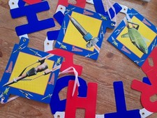 Thunderbirds Die Cut Happy Birthday Banner Cardboard 