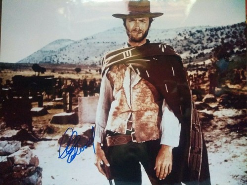 Clint eastwood signed 11x14 - eastwood,