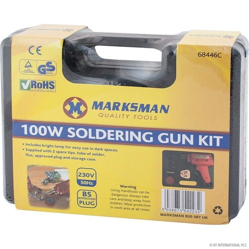 230v soldering gun kit - soldering, 100w