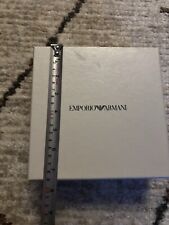 Emporio ARMANI designer gift box for perfume Belt watch - 19x19x7cm x2( boxes)