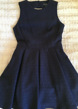 Jack Wills Saxonburry Jacquard Navy Dress size 10