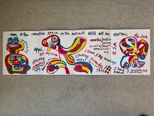 Rare vintage karel appel - rare,