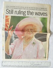 2000 Daily Express Supplement, Queen Mother Still ruling the waves