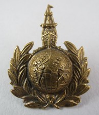 Military brass badge royal - military,