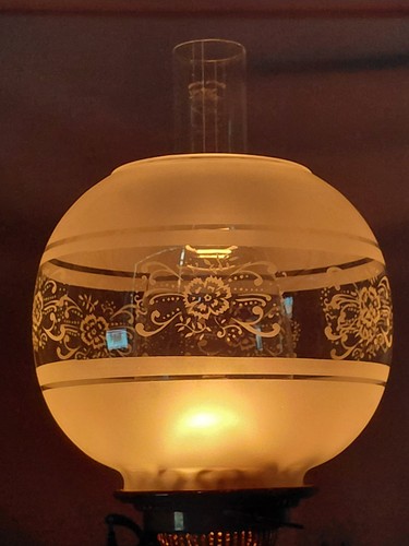 Victorian style glass kerosene - victorian,