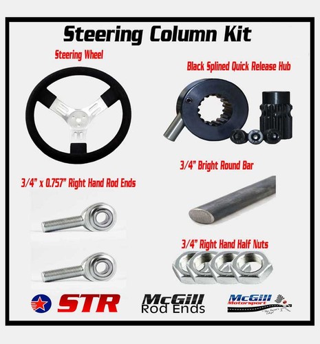 Steering column kit - steering, 15"