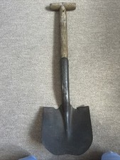 E&W Lucas 1968 Shovel Military Use Wood Handle Great Collectors Prop
