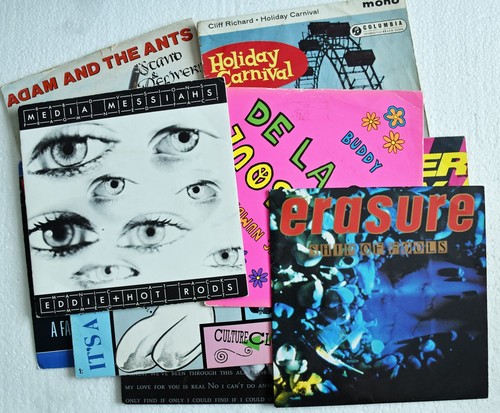 Vinyl records picture sleeves - records,