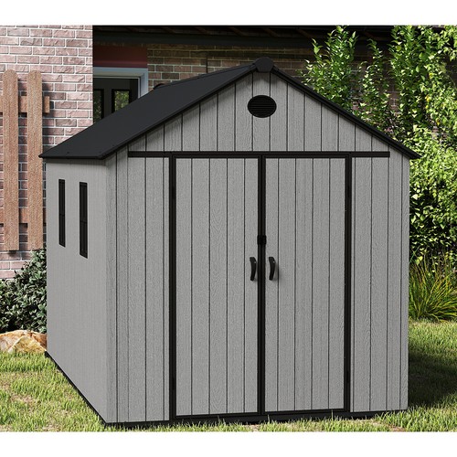 Garden shed plastic apex roof - shed,