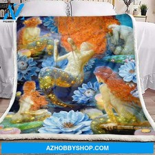Mermaid 1 Fleece Blanket