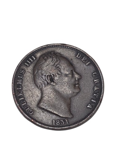 1831 half penny - half,