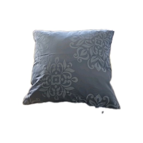 Grey damask cushion - cover, soft