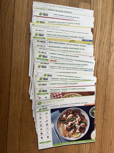 Hello fresh recipe cards - hello, lot