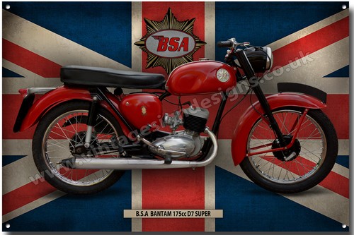Bsa bantam super motorcycle - d7,