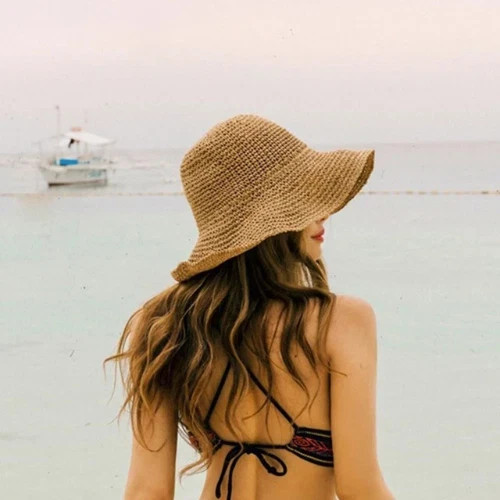 Ladies beach straw sun - **ladies,