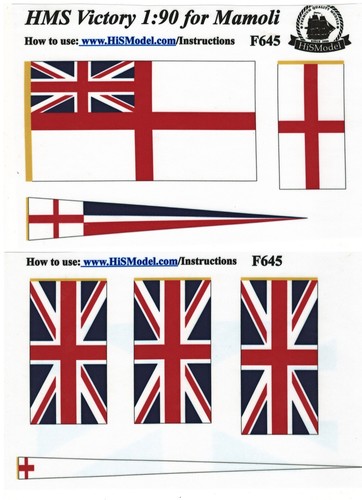 Mamoli hms victory set - hms,