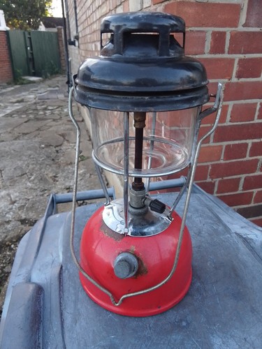 Vintage tilley lamp - with, red