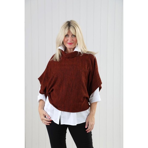Goose island cowl poncho top - island,