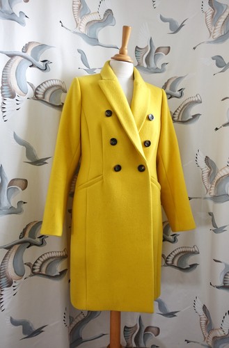 Boden yellow wool blend - yellow, long